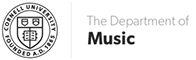 The Department of Music website homepage